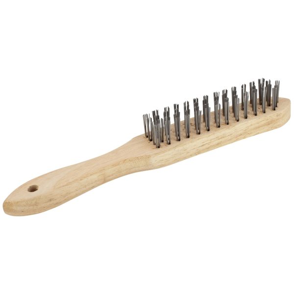 SIP 4-Row Mild Steel Wire Brush - Image 2