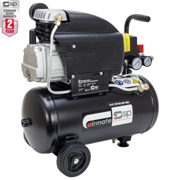 SIP DD 2hp 24ltr Direct Drive Compressor 06457