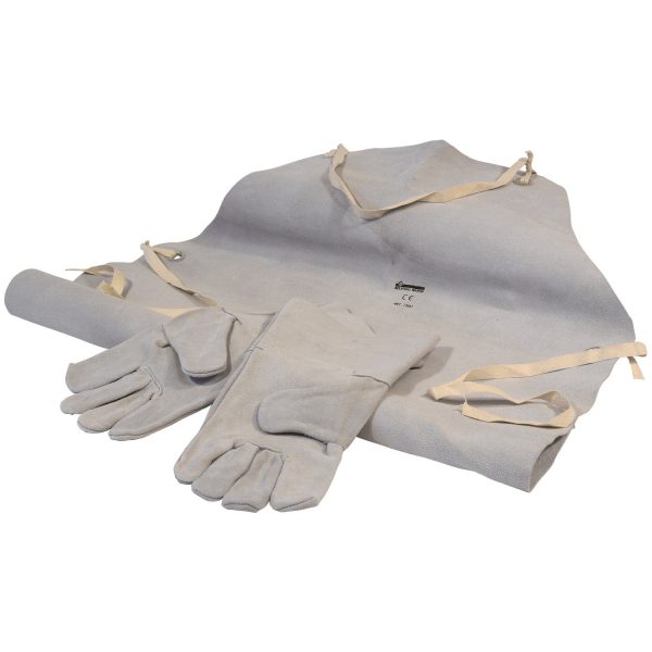 SIP Leather Welding Gloves & Apron - Image 2