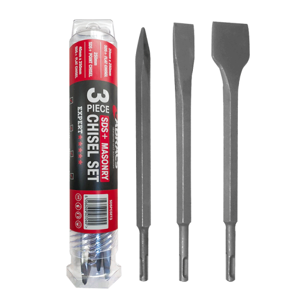 Abracs SDS+ 3pc Chisel Set