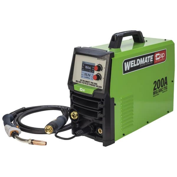 SIP WELDMATE® PRO 200A MIG/ARC/TIG Synergic Welder 05735